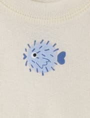 Baby Boys Whale Bodysuit 5-Pack