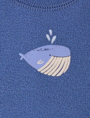 Baby Boys Whale Bodysuit 5-Pack