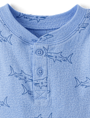 Baby Boys Shark 2-Piece Playwear Set