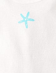 Baby Girls Seahorse Flutter Bodysuit 5-Pack