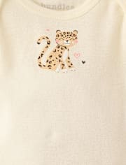 Baby Girls Leopard Flutter Bodysuit 5-Pack
