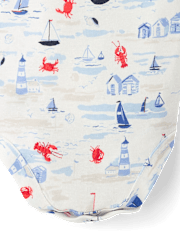 Baby Girls Coastal Bodysuit 5-Pack