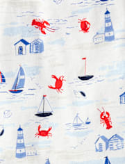 Baby Girls Nautical Flutter Dress