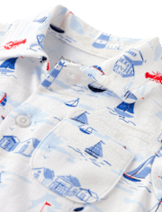 Baby Boys Dad And Me Coastal 2-Piece Outfit Set