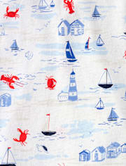 Baby Boys Dad And Me Coastal 2-Piece Outfit Set