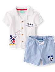 Baby Boys Mickey Mouse™ 2-Piece Outfit Set