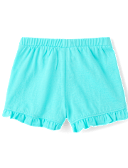 Baby Girls Seashell Ruffle Shorts 3-Pack