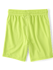 Kids Quick Dry Side Stripe Mesh Active Shorts