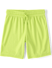 Kids Quick Dry Side Stripe Mesh Active Shorts