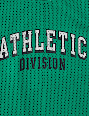 Kids Quick Dry Varsity Mesh Basketball Tank Top