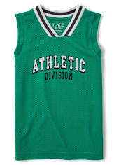 Kids Quick Dry Varsity Mesh Basketball Tank Top