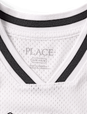 Kids Quick Dry Varsity Mesh Basketball Tank Top