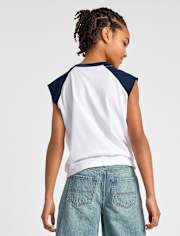 Boys Colorblock Muscle Tank Top