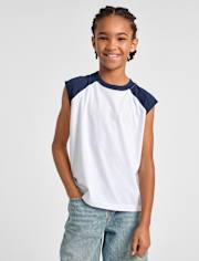 Boys Colorblock Muscle Tank Top