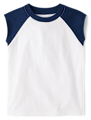 Boys Colorblock Muscle Tank Top