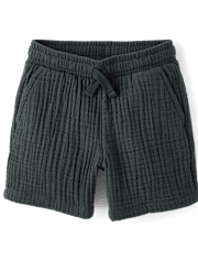Boys Gauze Pull On Shorts