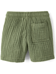 Boys Gauze Pull On Shorts