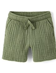 Boys Gauze Pull On Shorts