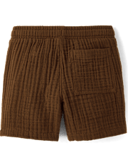 Boys Gauze Pull On Shorts