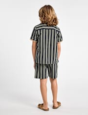 Boys Embroidered Pull On Shorts