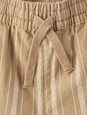 Boys Embroidered Pull On Shorts