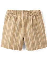 Boys Embroidered Pull On Shorts