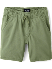 Short à enfiler pour garçon à séchage rapide