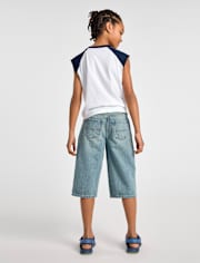 Short en jean pour enfants