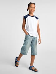 Short en jean pour enfants