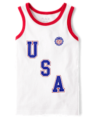 Boys USA Tank Top