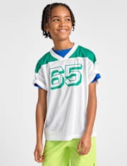 Kids Quick Dry Varsity Mesh Football Jersey