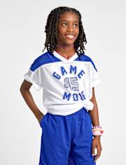 Kids Quick Dry Varsity Mesh Football Jersey