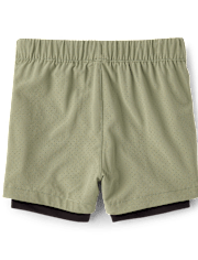 Boys Quick Dry Lined Mesh Active Shorts