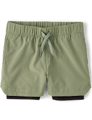 Boys Quick Dry Lined Mesh Active Shorts
