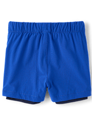Boys Quick Dry Lined Mesh Active Shorts