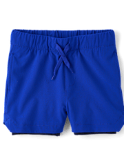Boys Quick Dry Lined Mesh Active Shorts