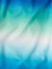 Short de sport rayé doublé en mesh à séchage rapide pour garçon