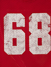 Boys Quick Dry Varsity Mesh Muscle Tank Top