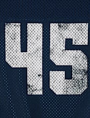 Boys Quick Dry Varsity Mesh Muscle Tank Top