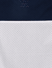 Boys Quick Dry Varsity Mesh Muscle Tank Top