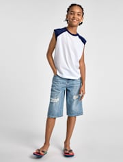 Shorts en jean déchirés pour enfants