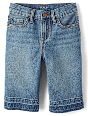 Kids Ripped Hem Jorts