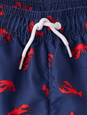 Boys Lobster Rashguard Swimsuit