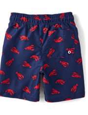Boys Lobster Rashguard Swimsuit