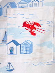 Boys Dad And Me Coastal Poplin Button Up Shirt