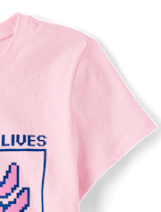 T-shirt graphique pour filles représentant un axolotl (jeu vidéo)