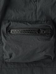 Boys Pull On Zip Cargo Shorts