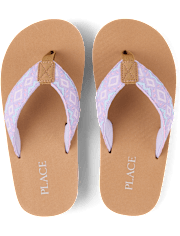 Tongs brodées pour filles