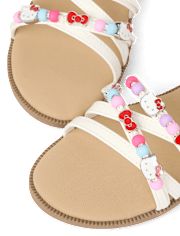 Girls Hello Kitty® Beaded Sandals