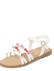 Girls Hello Kitty® Beaded Sandals